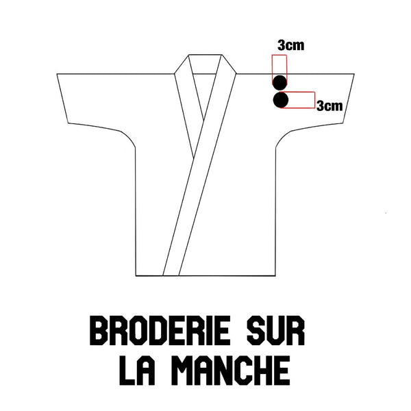 Ajouter une broderie sur la manche de votre kimono?