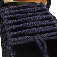 View of the kote-himo laces that keep the kote together.